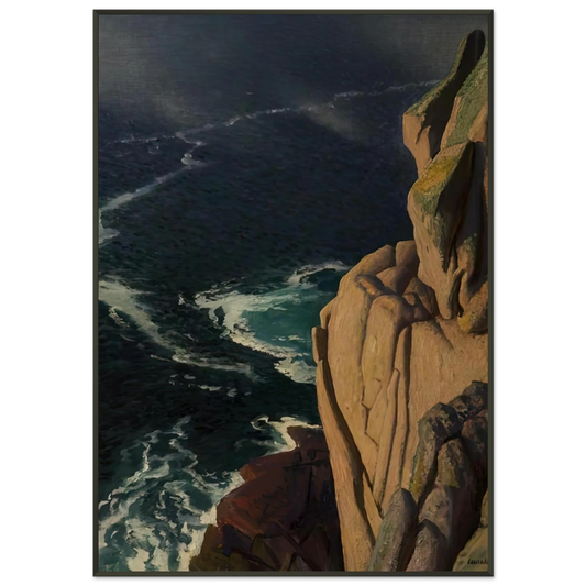 Laura Knight  THE CRUEL SEA 1967 Framed Art Print  - Aluminum Frame - 21x29.7 cm / 8x12"