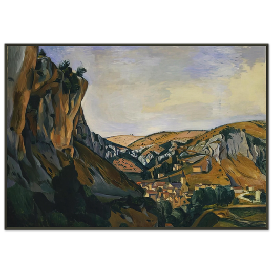 Andre Derain  VALLEY OF THE LOT AT VERS 1912 Framed Art Print  - Aluminum Frame - 21x29.7 cm / 8x12"