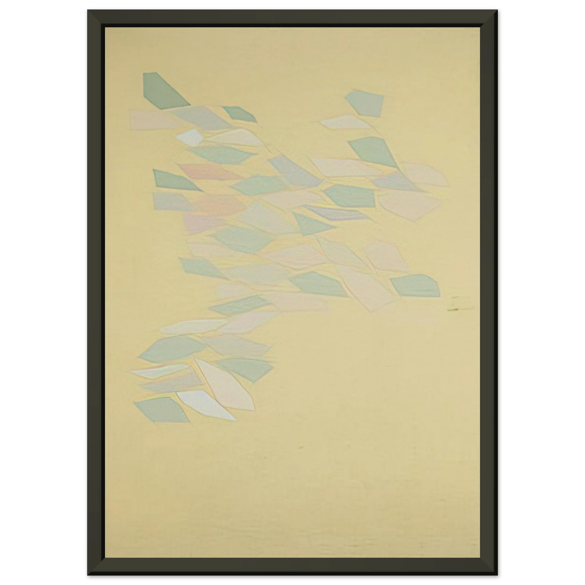 Robert Goodnough  Relaxed Motion  1970 Framed Art Print  - Aluminum Frame - 40x50 cm / 16x20 inches