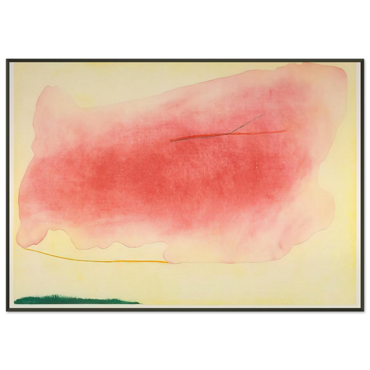 Helen Frankenthaler  Nepenthe  1972 Framed Art Print  - Aluminum Frame - 21x29.7 cm / 8x12"