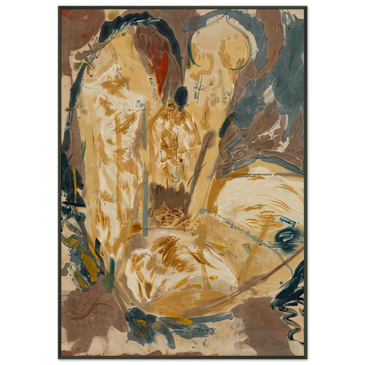 Helen Frankenthaler  Giralda 1956 Framed Art Print  - Aluminum Frame - 21x29.7 cm / 8x12"