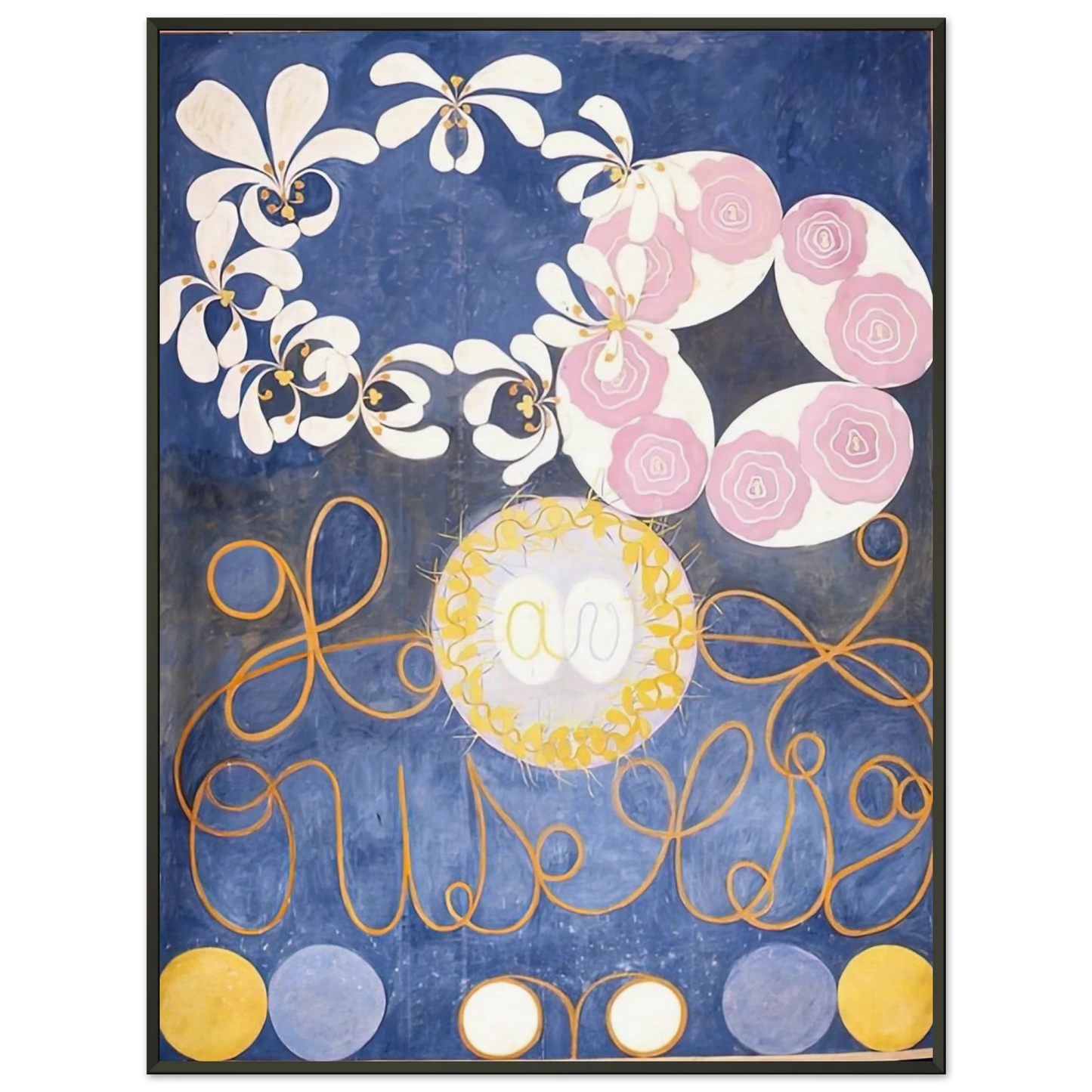 Hilma af Klint  THE TEN LARGEST 1907 Framed Art Print  - Aluminum Frame - 40x50 cm / 16x20 inches