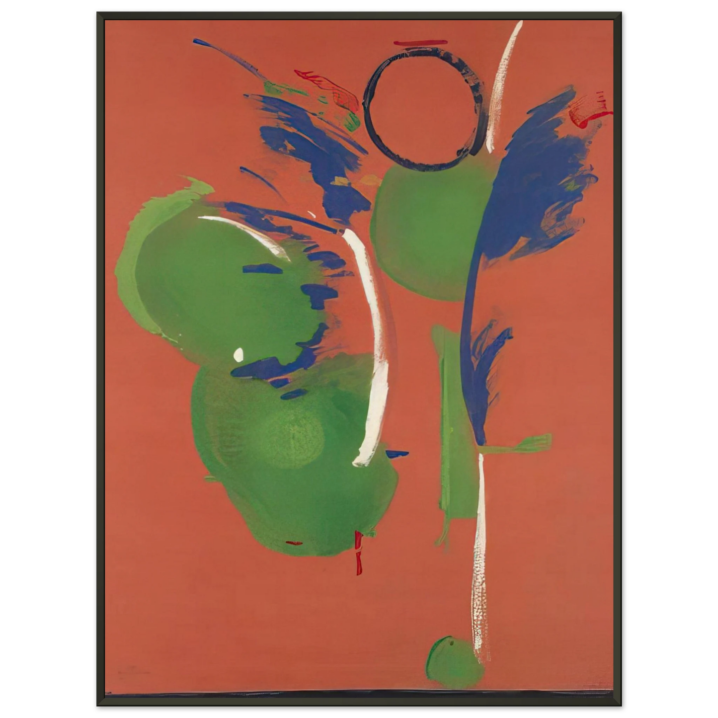 Helen Frankenthaler  Mary Mary  1987 Framed Art Print  - Aluminum Frame - 70x100 cm / 28x40 inches