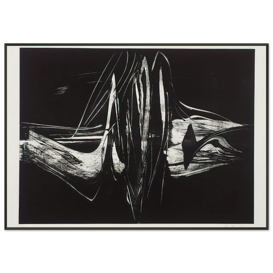Karl Otto Gotz  Untitled Framed Art Print  - Aluminum Frame - 21x29.7 cm / 8x12"