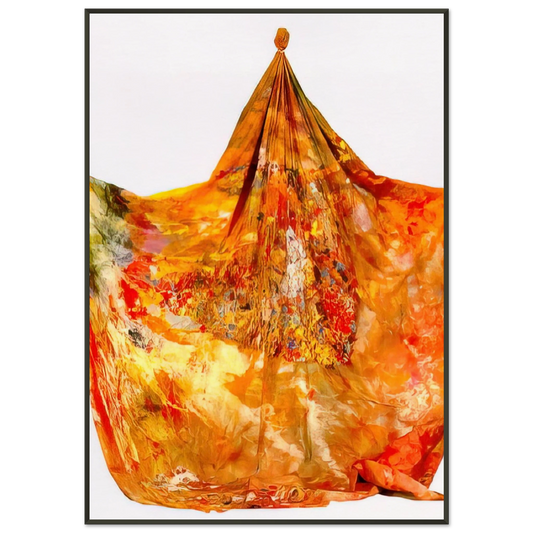 Sam Gilliam  Mars at Angles Framed Art Print  - Aluminum Frame - 21x29.7 cm / 8x12"