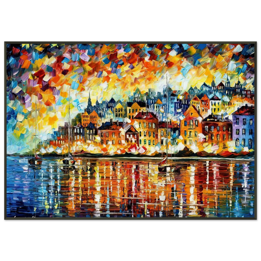 Leonid Afremov  Leonid Afremov Framed Art Print  - Aluminum Frame - 21x29.7 cm / 8x12"