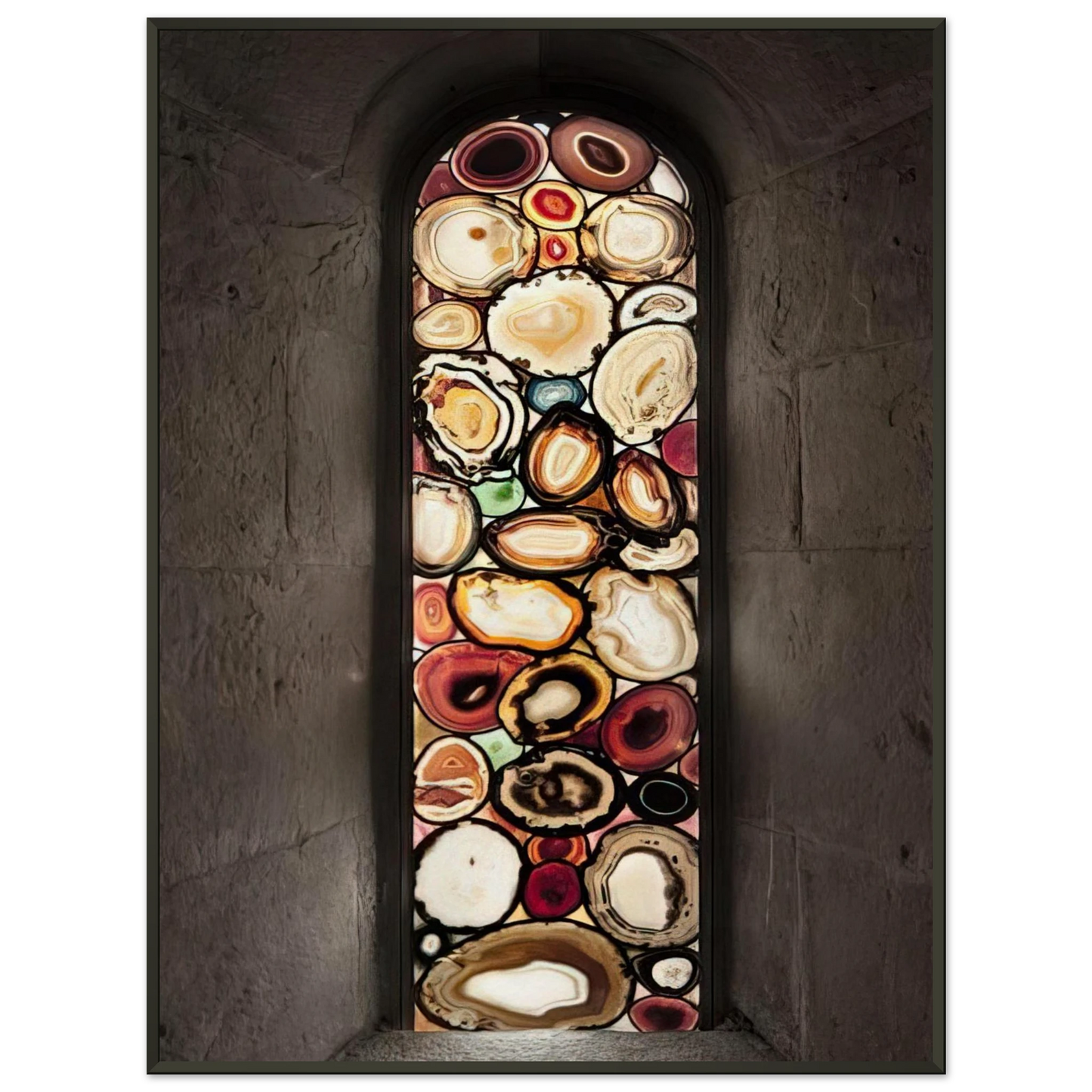Sigmar Polke  AHATFENSTER 2009 1 Framed Art Print  - Aluminum Frame - 40x50 cm / 16x20 inches
