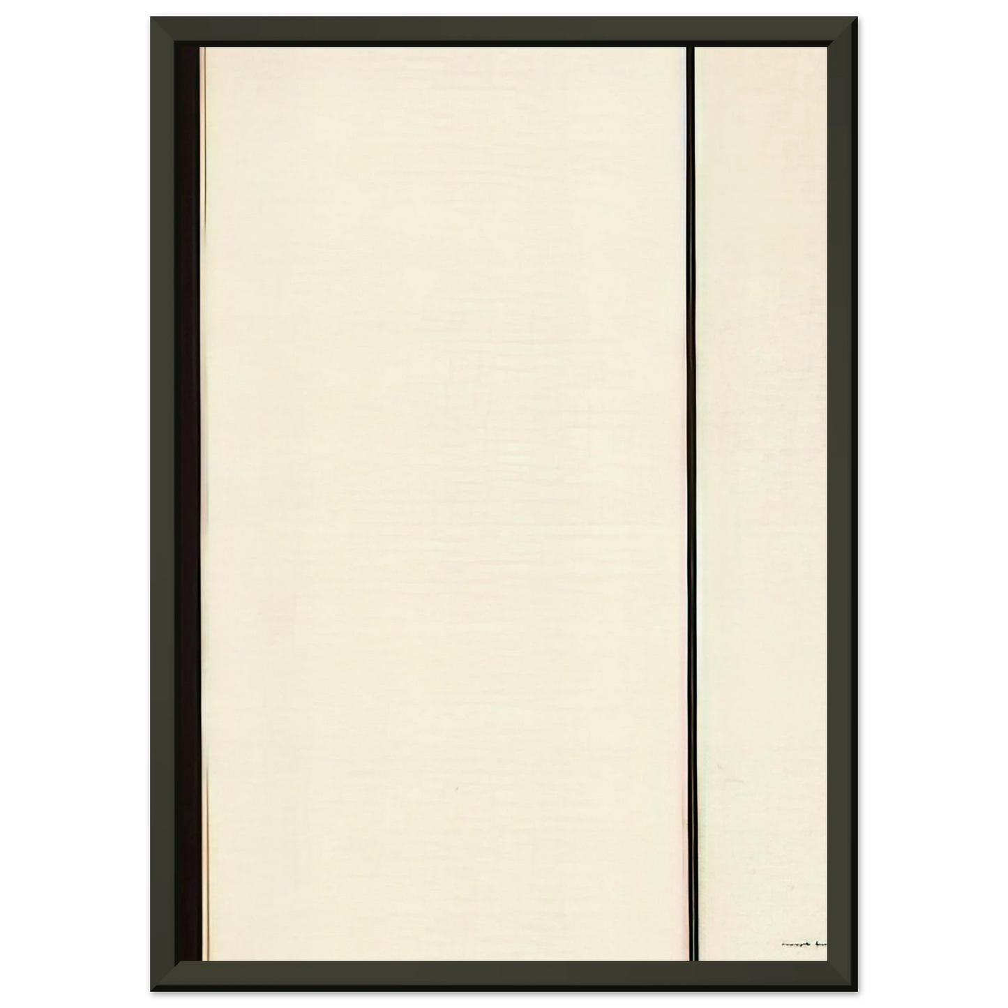 Barnett Newman  The Station of the Cross  Sixth Station Framed Art Print  - Aluminum Frame - 70x100 cm / 28x40 inches