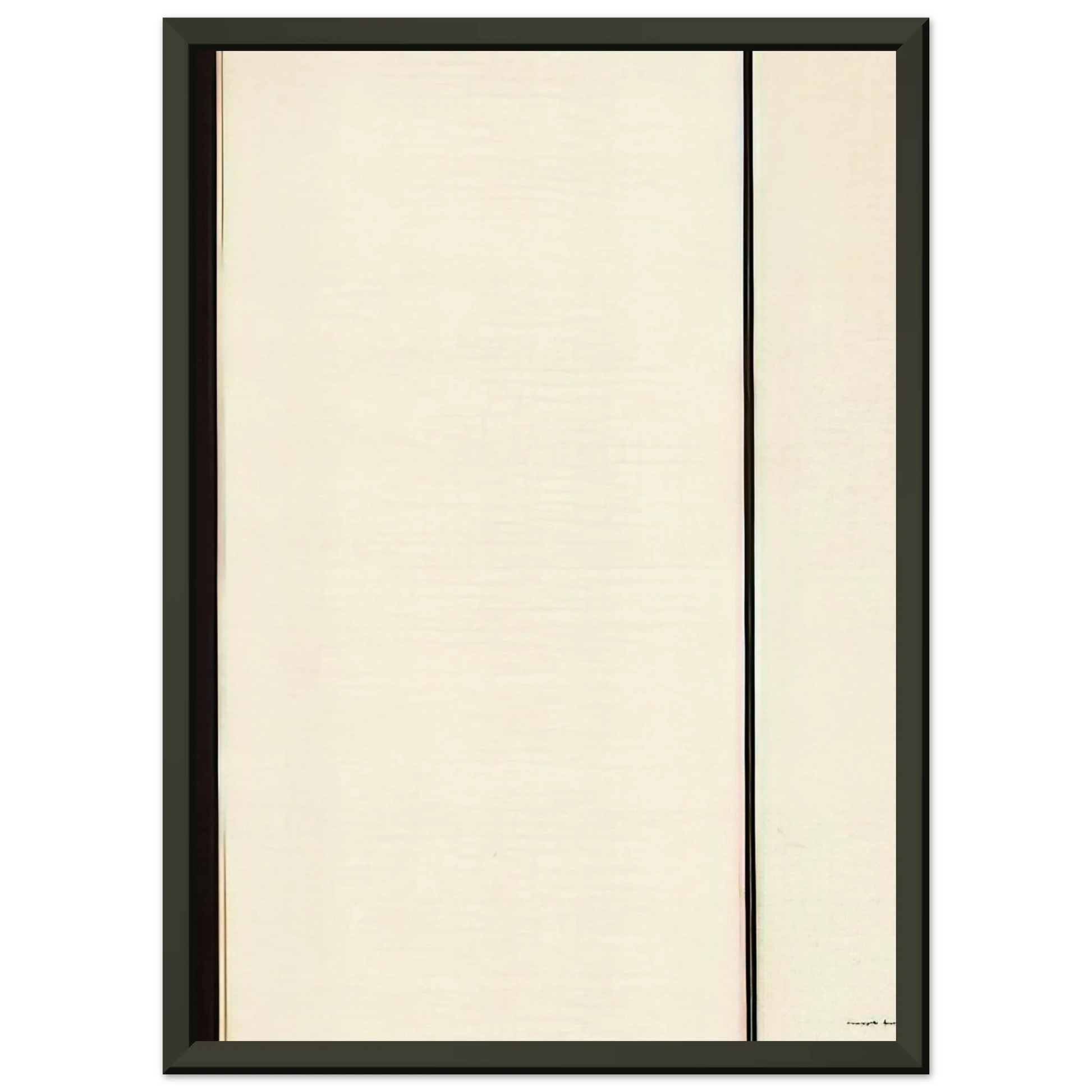 Barnett Newman  The Station of the Cross  Sixth Station Framed Art Print  - Aluminum Frame - 70x100 cm / 28x40 inches