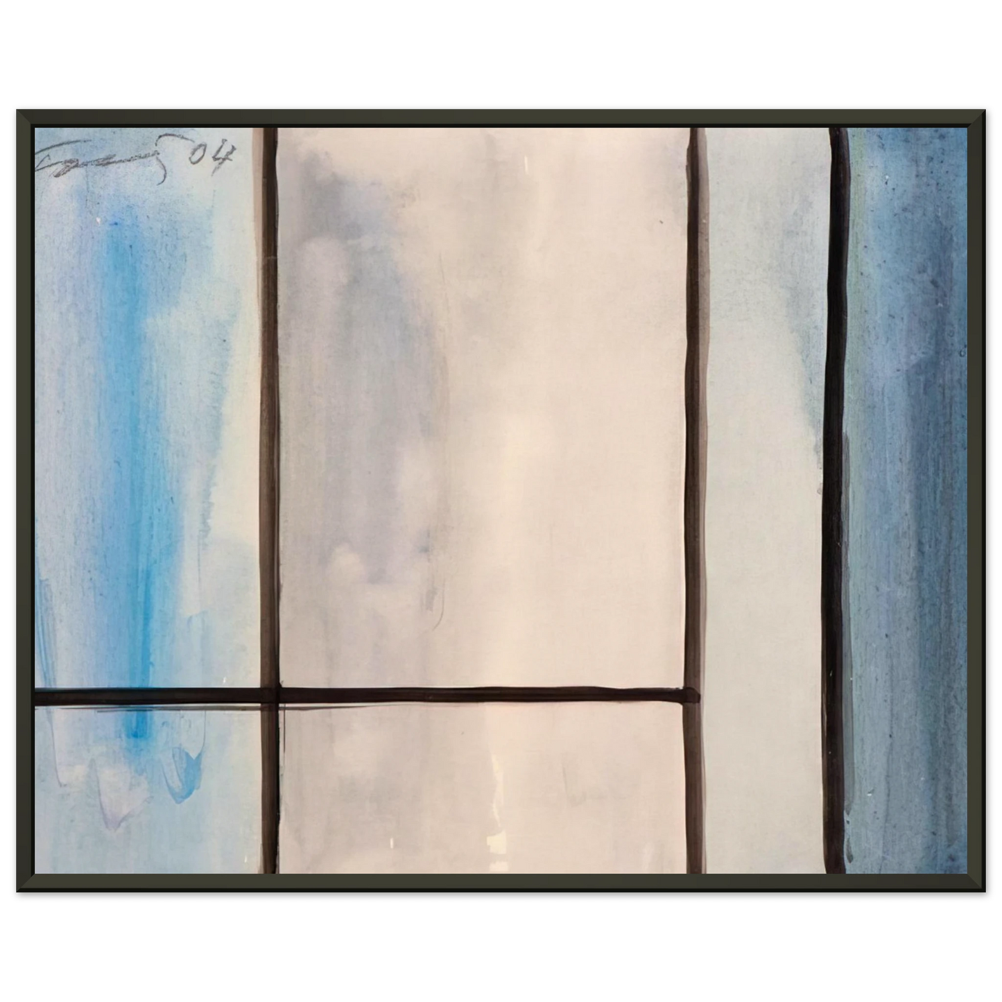Gunther Forg  Untitled 04B0111  2004 Framed Art Print  - Aluminum Frame - 40x50 cm / 16x20 inches