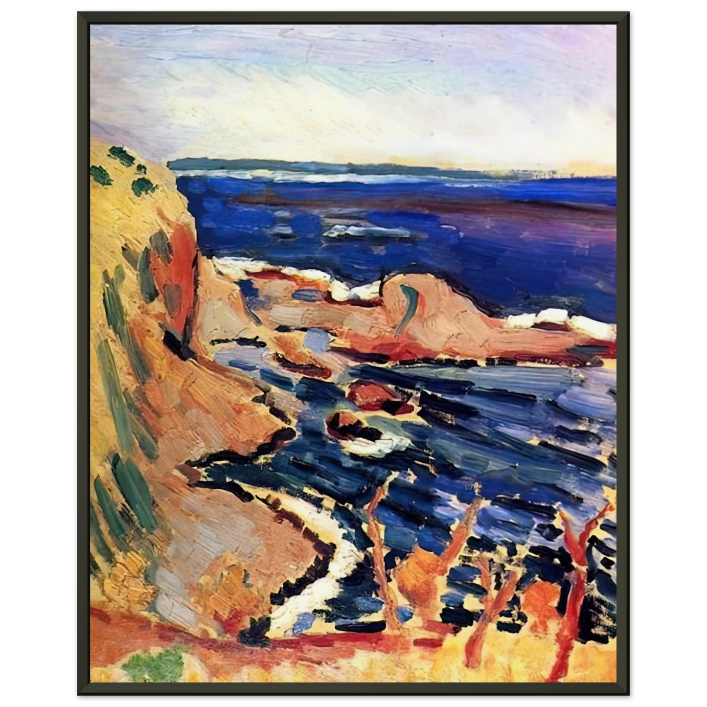 Henri Matisse  LA MOULADE 1905 Framed Art Print  - Aluminum Frame - 70x100 cm / 28x40 inches