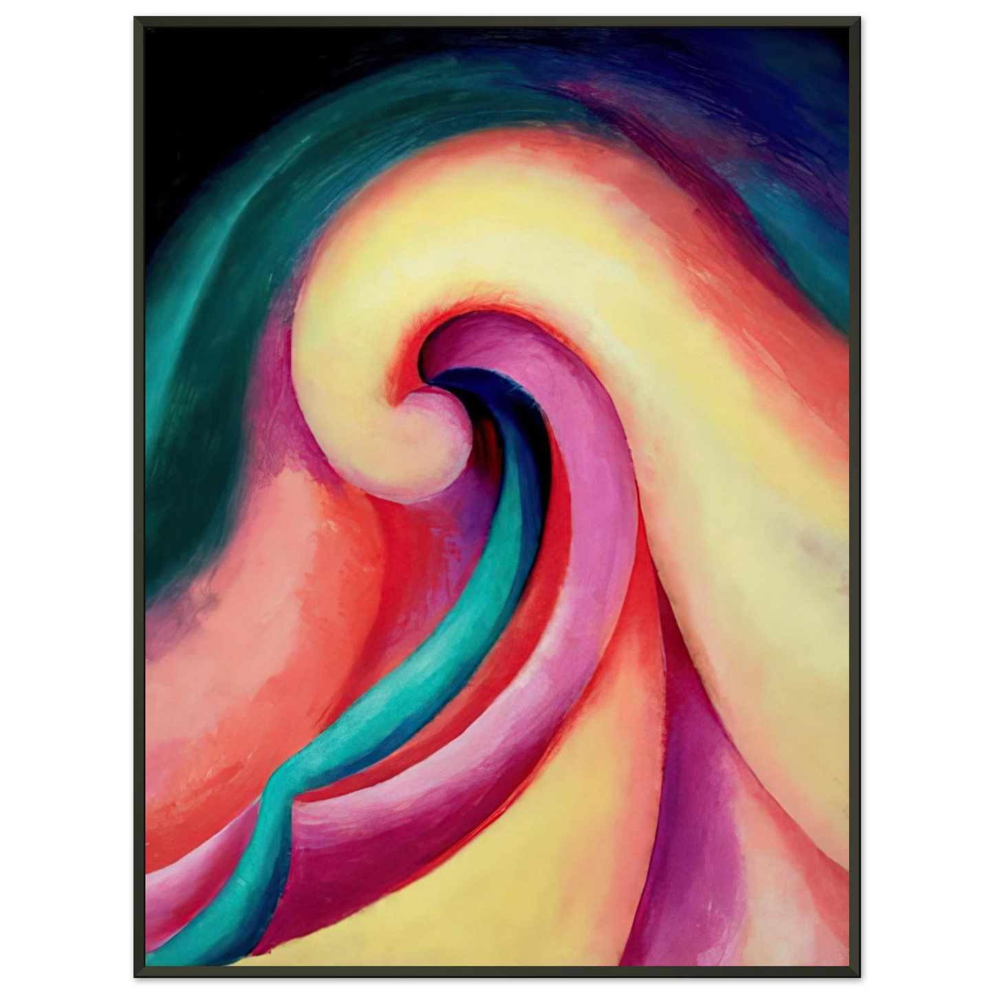 Georgia OKeeffe  Series I No 3 Framed Art Print  - Aluminum Frame - 40x50 cm / 16x20 inches