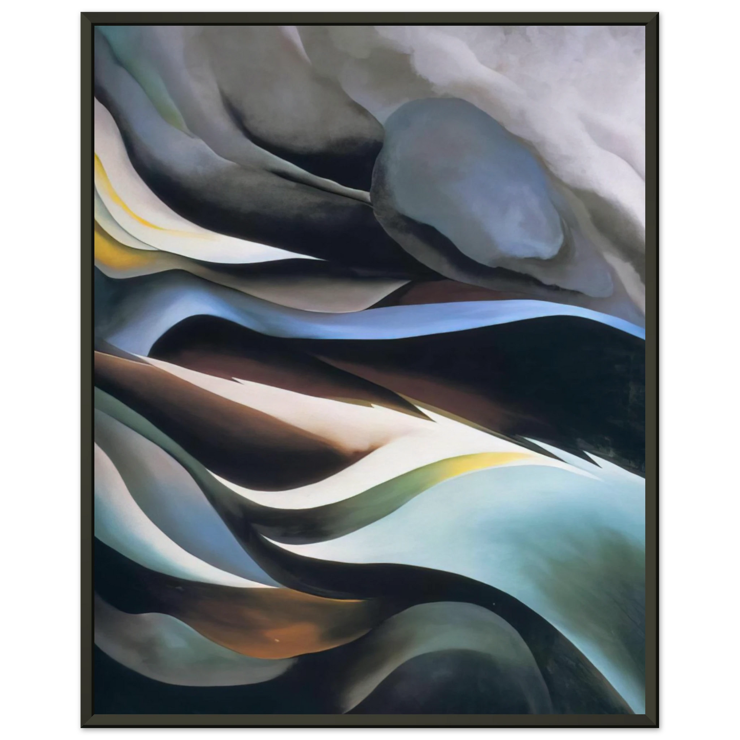 Georgia OKeeffe  From the Lake Framed Art Print  - Aluminum Frame - 60x80 cm / 24x32 inches