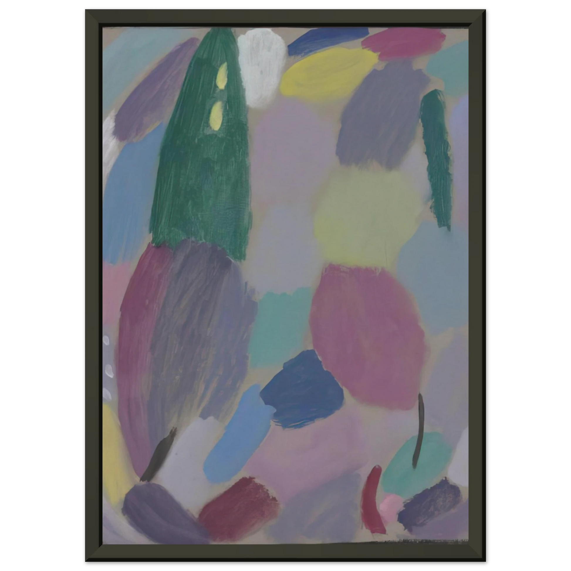 Alexej von Jawlensky  VARIATION TR UMEREI 1916 Framed Art Print  - Aluminum Frame - 70x100 cm / 28x40 inches
