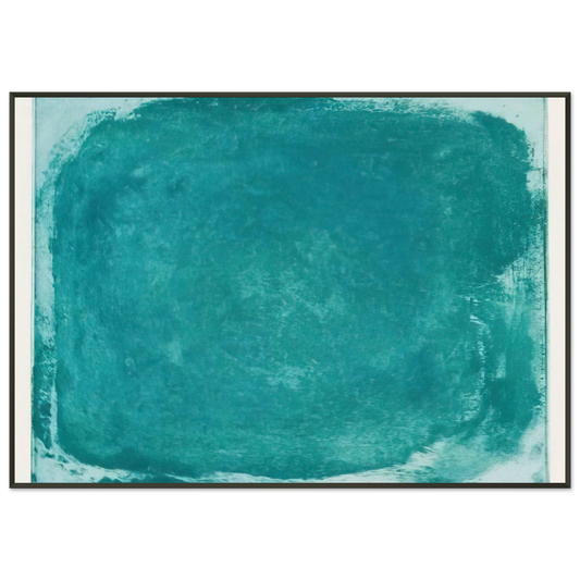 Gotthard Graubner  UNTITLED 1992 Framed Art Print  - Aluminum Frame - 21x29.7 cm / 8x12"
