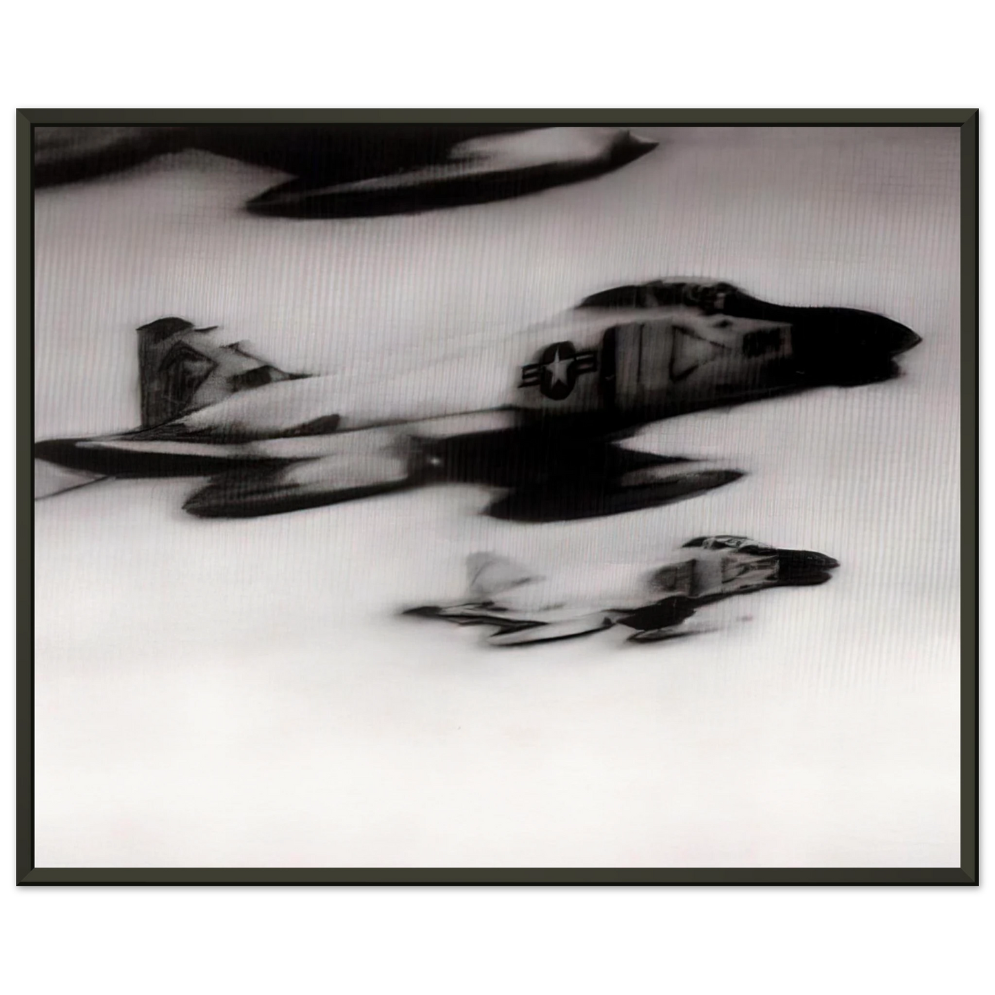 Gerhard Richter  PHANTOM INTERCEPTORS Framed Art Print  - Aluminum Frame - 40x50 cm / 16x20 inches