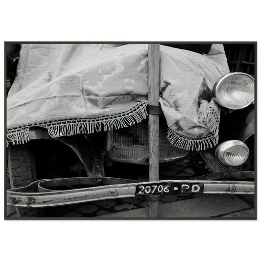 Robert Rauschenberg  ROME FLEA MARKET V 1952 Framed Art Print  - Aluminum Frame - 21x29.7 cm / 8x12"