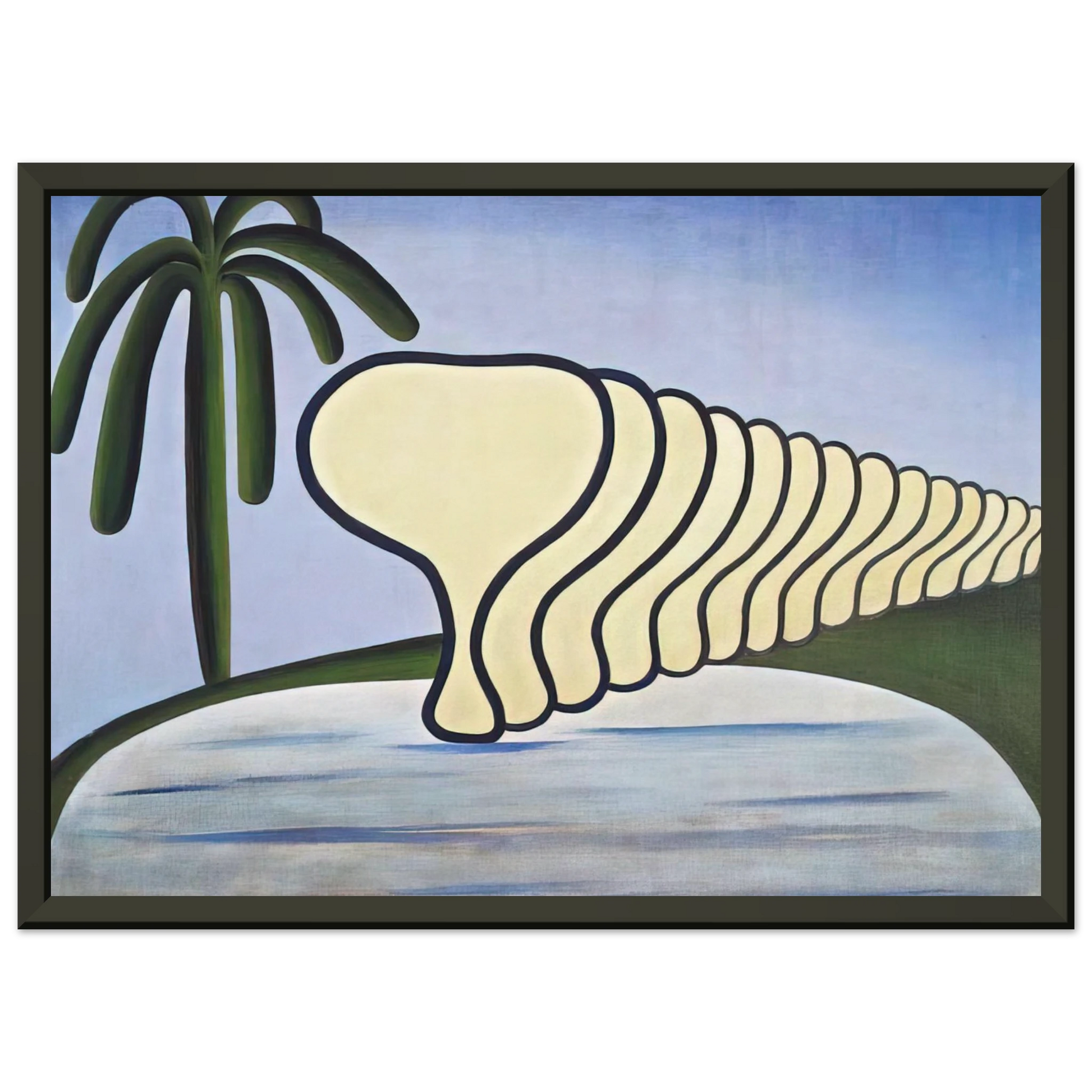 Tarsila do Amaral  Sleep Framed Art Print  - Aluminum Frame - 60x80 cm / 24x32 inches