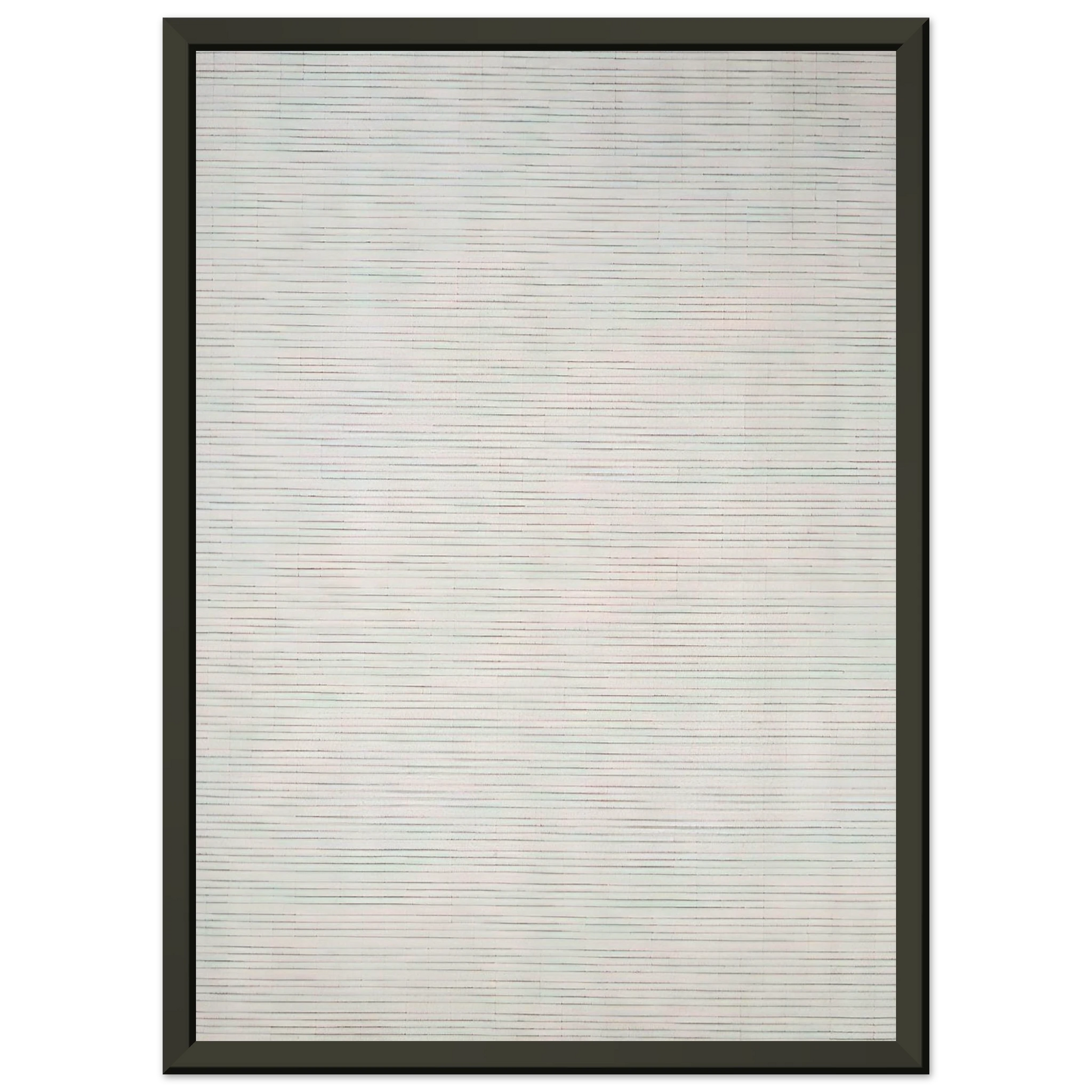 Agnes Martin  Leaves Framed Art Print  - Aluminum Frame - 70x100 cm / 28x40 inches