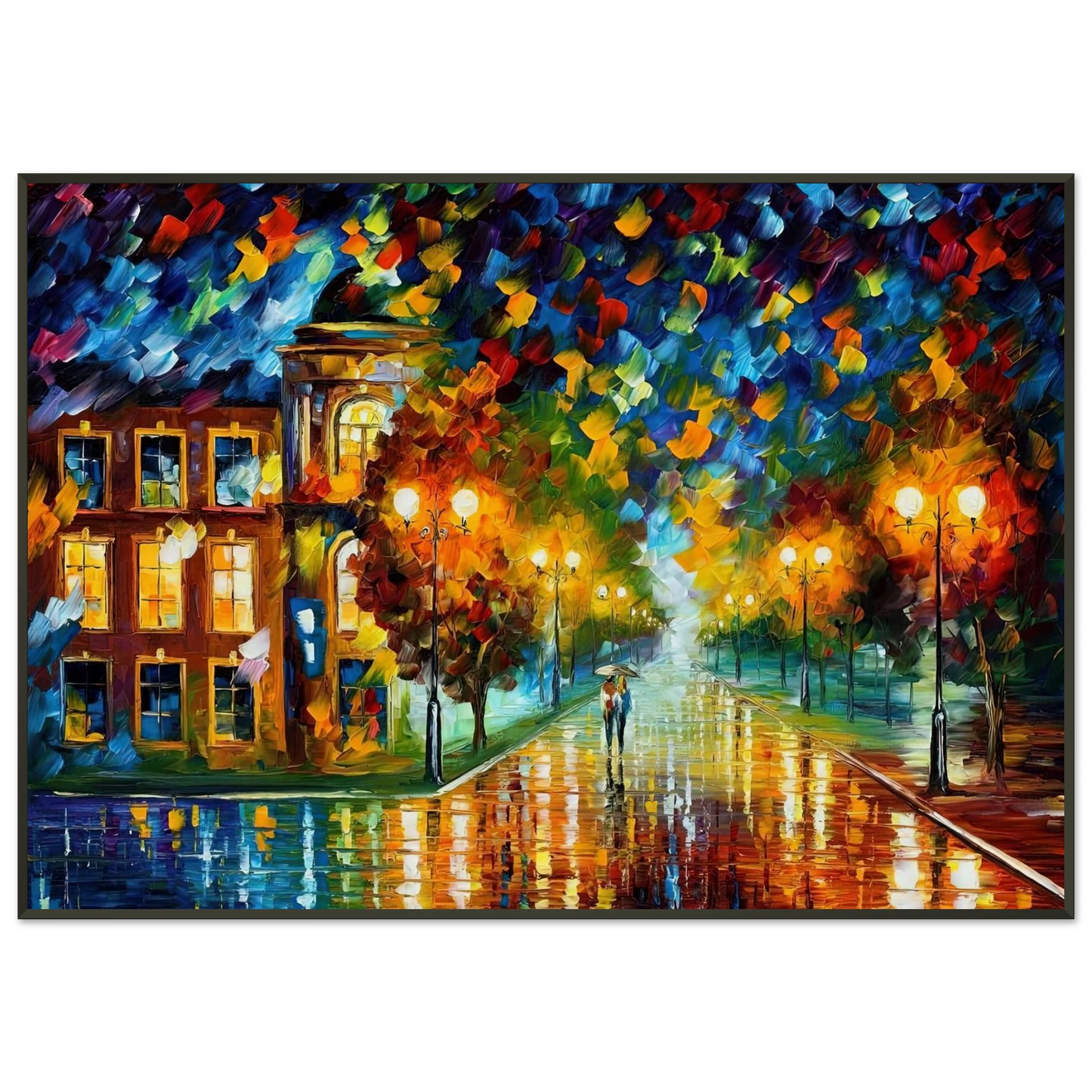 Leonid Afremov  Leonid Afremov Framed Art Print  - Aluminum Frame - 21x29.7 cm / 8x12"