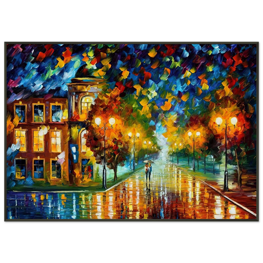 Leonid Afremov  Leonid Afremov Framed Art Print  - Aluminum Frame - 21x29.7 cm / 8x12"