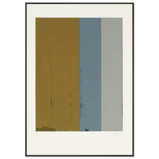 Brice Marden  Untitled Lewison 245  Color Field Painting Framed Art Print  - Aluminum Frame - 21x29.7 cm / 8x12"