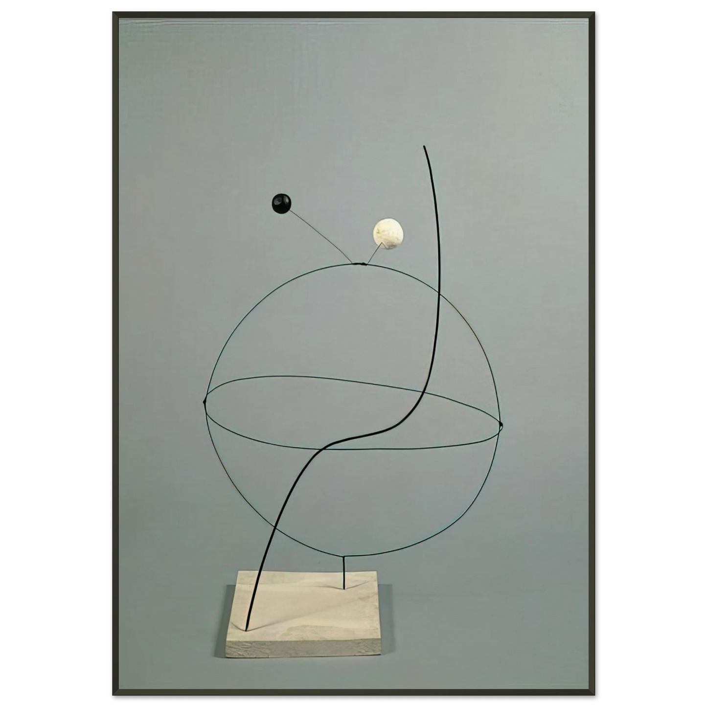 Alexander Calder  CROISIERE 1931 Framed Art Print  - Aluminum Frame - 21x29.7 cm / 8x12"