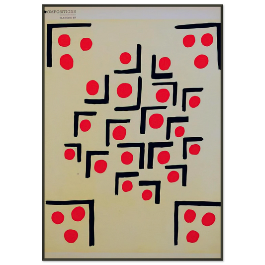Sonia Delaunay  COMPOSITION 29 Framed Art Print  - Aluminum Frame - 21x29.7 cm / 8x12"