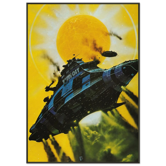 Chris Foss  Chris Foss Framed Art Print  - Aluminum Frame - 21x29.7 cm / 8x12"