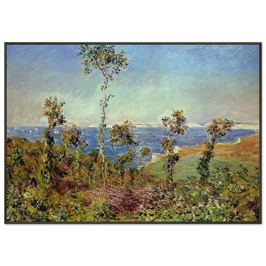 claude monet  The Fonds at Varengeville Framed Art Print  - Aluminum Frame - 21x29.7 cm / 8x12"
