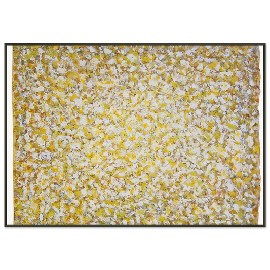 Richard PousetteDart  Serpentine Saffron Framed Art Print  - Aluminum Frame - 21x29.7 cm / 8x12"