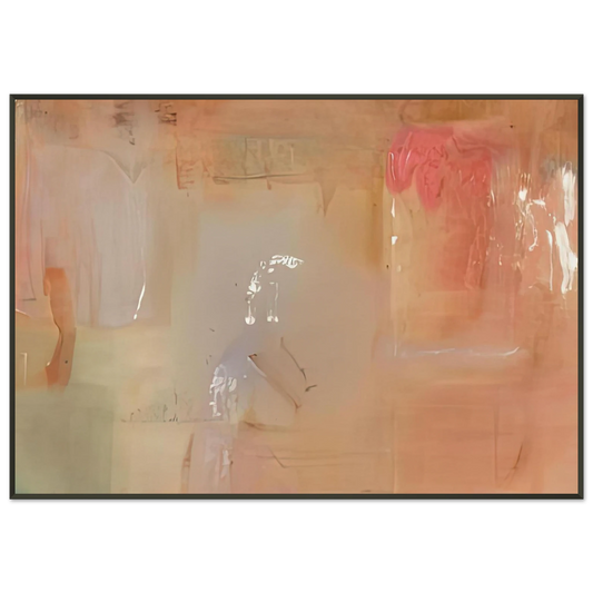 Helen Frankenthaler  Feather 1979 Framed Art Print  - Aluminum Frame - 21x29.7 cm / 8x12"