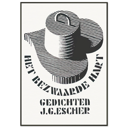 MC Escher  ESCHER 26 Framed Art Print  - Aluminum Frame - 21x29.7 cm / 8x12"