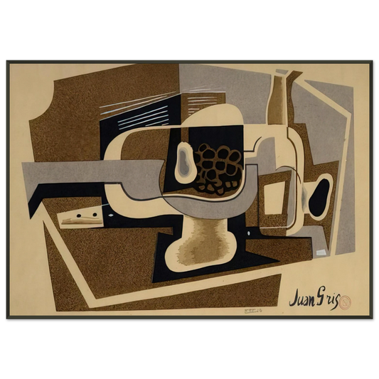 Juan Gris  STILL LIFE 1922 Framed Art Print  - Aluminum Frame - 21x29.7 cm / 8x12"