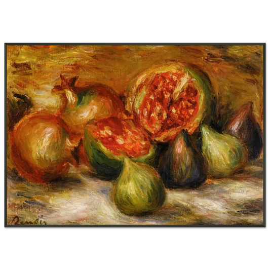 PierreAuguste Renoir  Still Life with Figs Framed Art Print  - Aluminum Frame - 21x29.7 cm / 8x12"