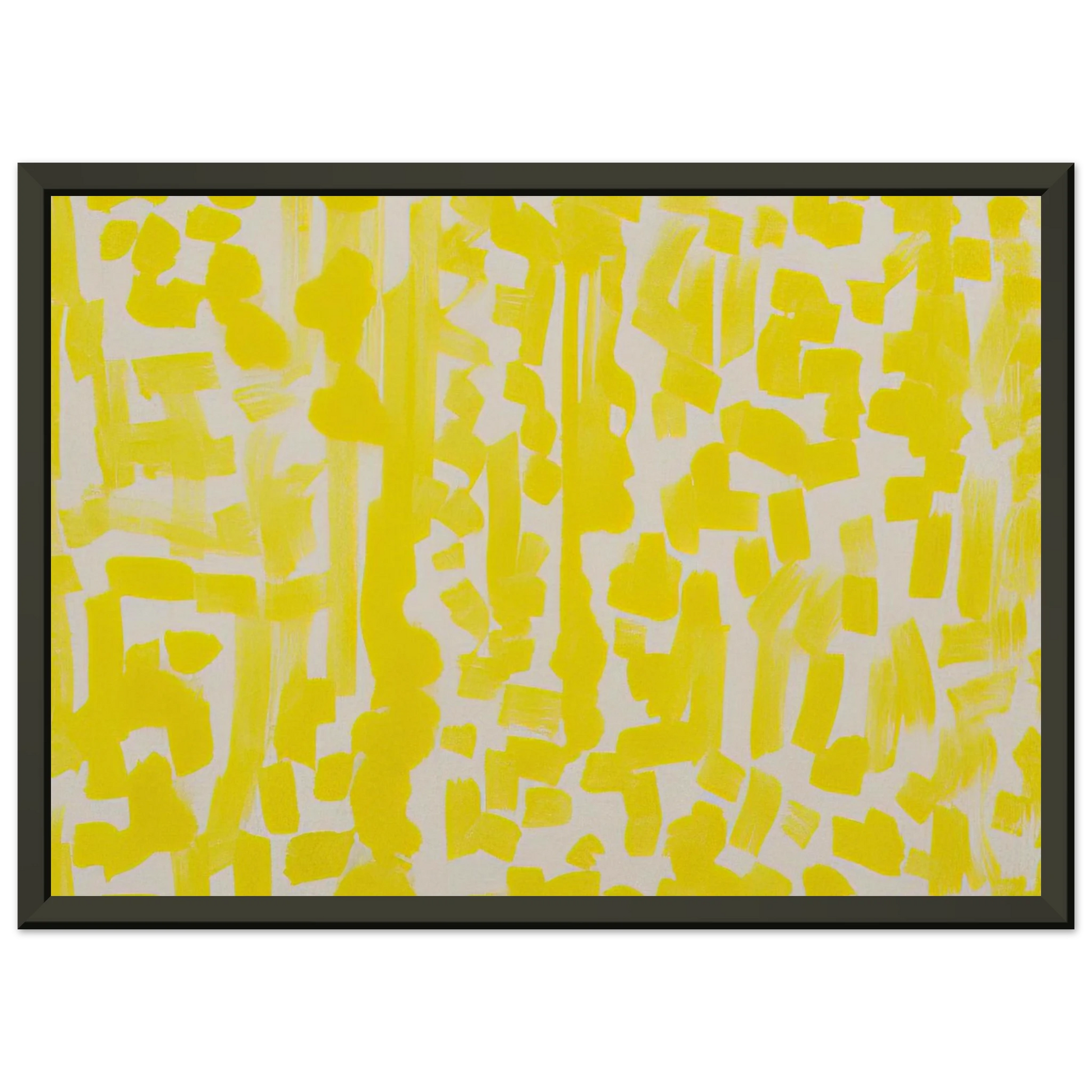 Ad Reinhardt  Yellow Painting  1949 Framed Art Print  - Aluminum Frame - 60x80 cm / 24x32 inches