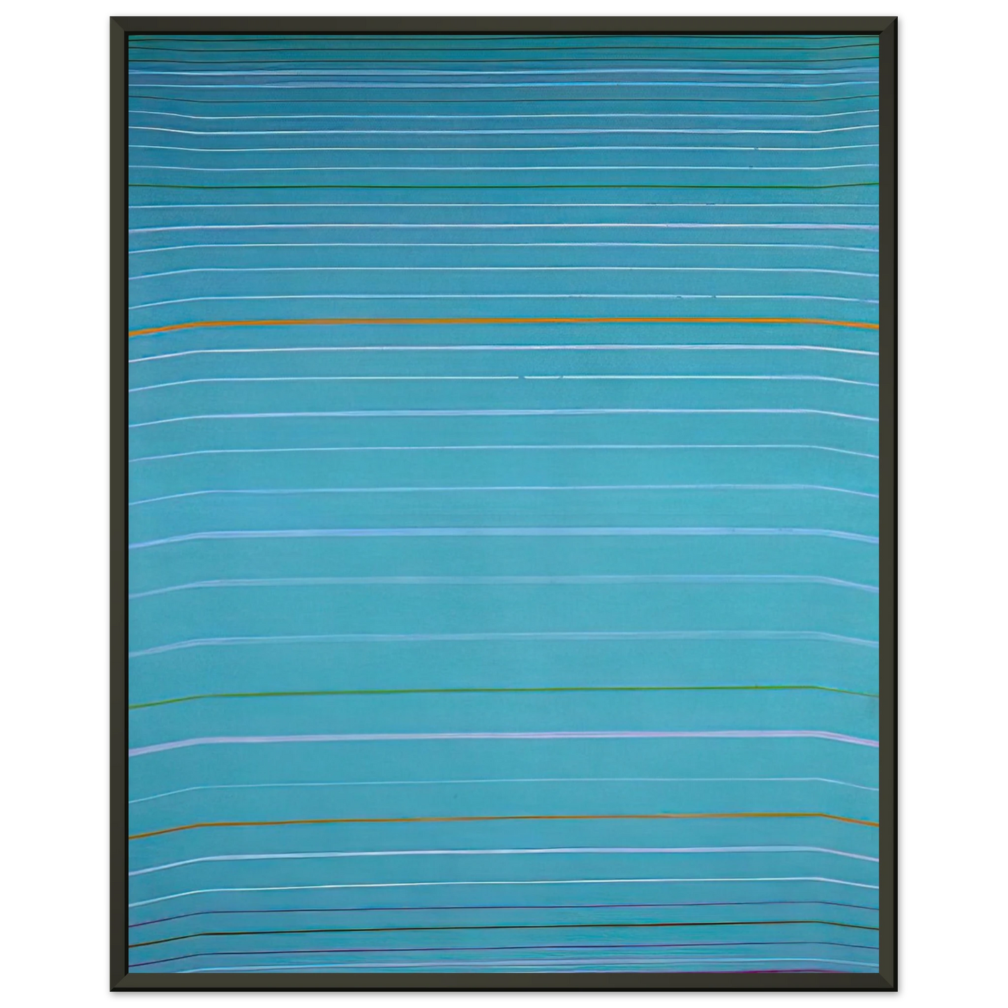 John Hoyland  April 1961  1961 Framed Art Print  - Aluminum Frame - 40x50 cm / 16x20 inches