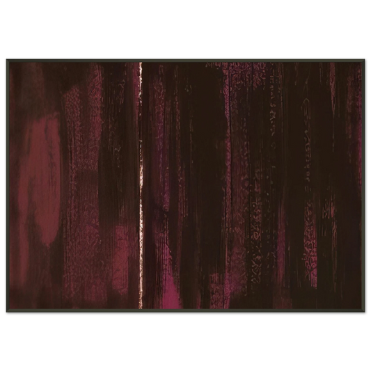 Barnett Newman  Untitled 2 Framed Art Print  - Aluminum Frame - 21x29.7 cm / 8x12"