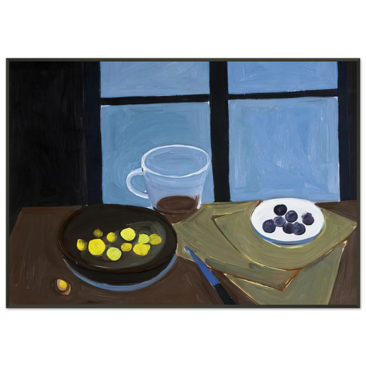 William Scott  Still Life  1949 Framed Art Print  - Aluminum Frame - 21x29.7 cm / 8x12"