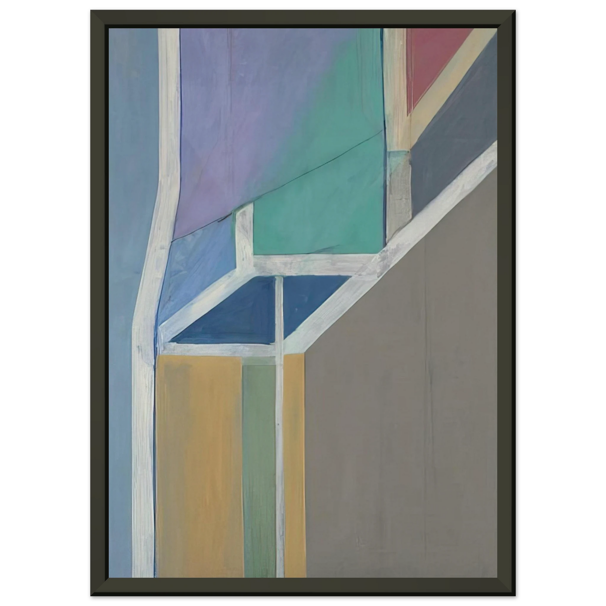 Richard Diebenkorn  Ocean Park 19 Framed Art Print  - Aluminum Frame - 70x100 cm / 28x40 inches