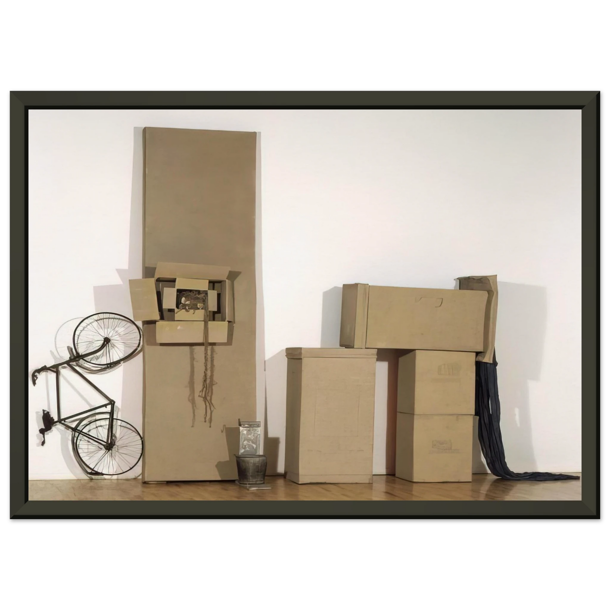 Robert Rauschenberg  UNTITLED EARLY EGYPTIAN 1973 Framed Art Print  - Aluminum Frame - 40x50 cm / 16x20 inches