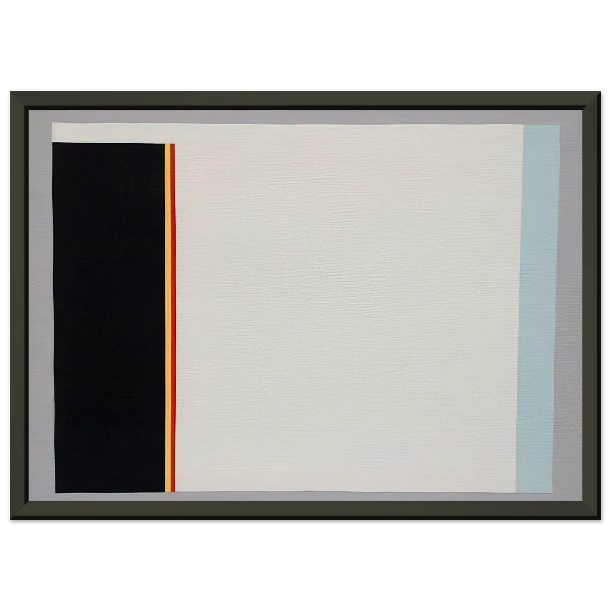 Gene Davis  Untitled  1983 Framed Art Print  - Aluminum Frame - 60x80 cm / 24x32 inches