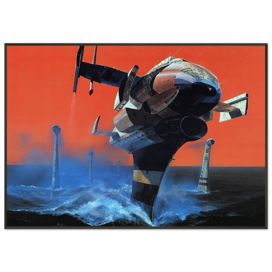 Chris Foss  Chris Foss Framed Art Print  - Aluminum Frame - 21x29.7 cm / 8x12"