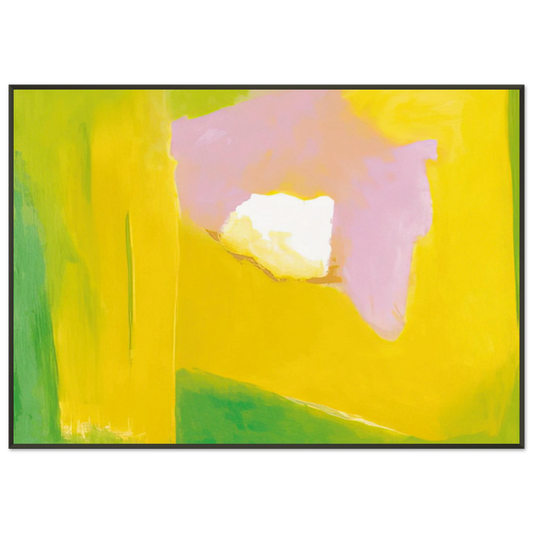 Esteban Vicente  UNTITLED 8 1997 Framed Art Print  - Aluminum Frame - 21x29.7 cm / 8x12"