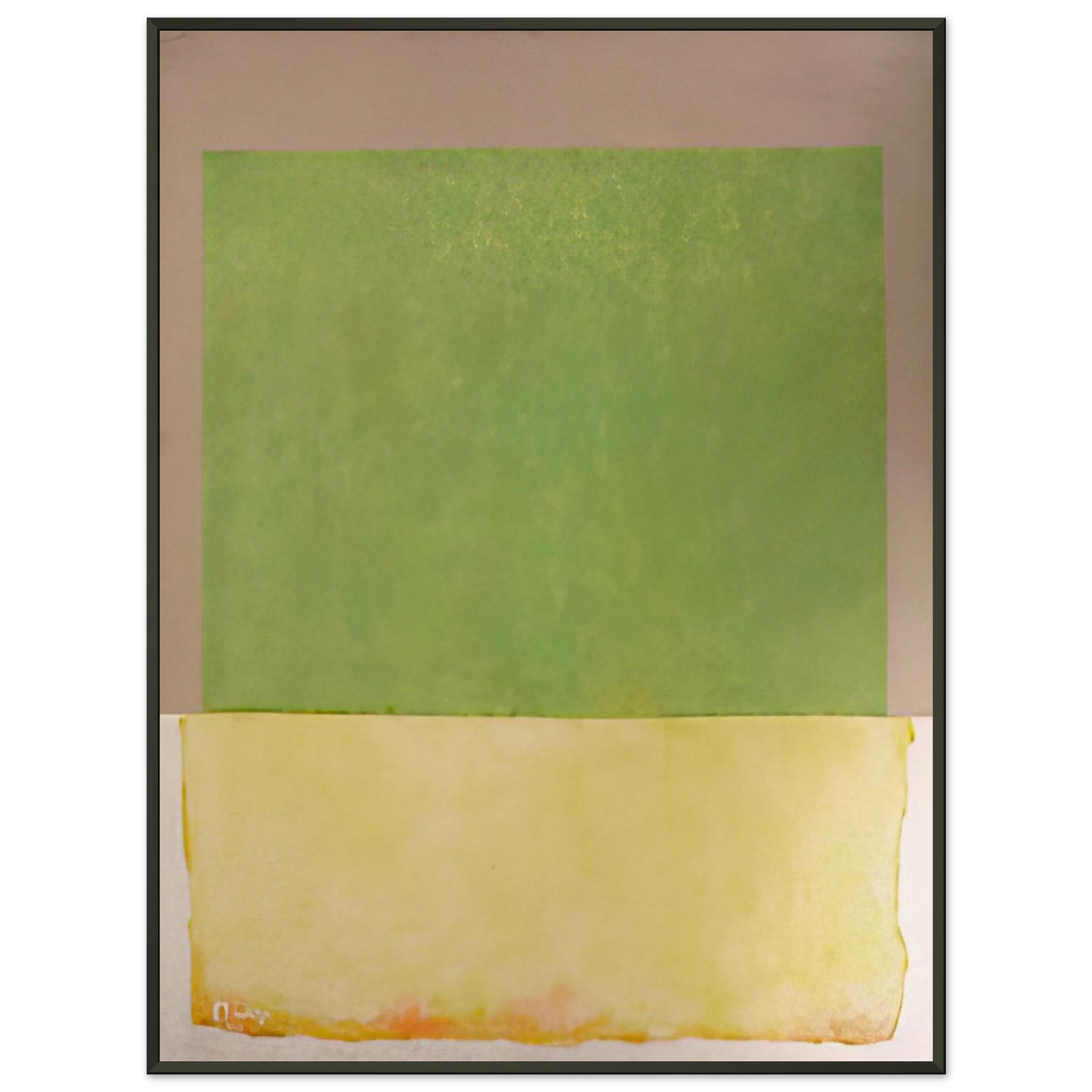 Theodoros Stamos  Sunbox  1966 Framed Art Print  - Aluminum Frame - 40x50 cm / 16x20 inches