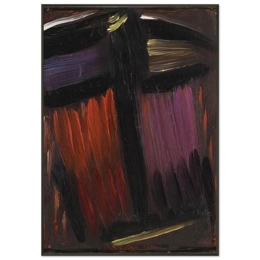 Alexej von Jawlensky  MEDITATION 1936 Framed Art Print  - Aluminum Frame - 21x29.7 cm / 8x12"
