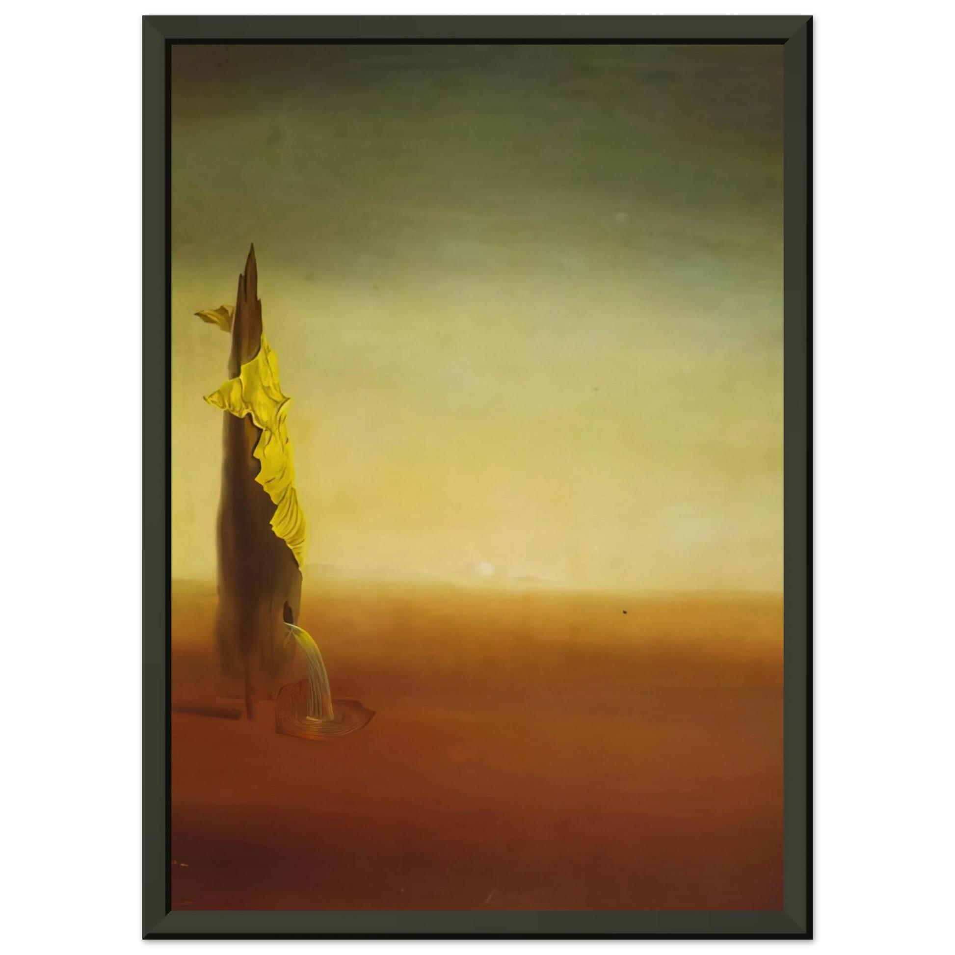 Salvador Dali  THE BIRTH OF LIQUID FEARS Framed Art Print  - Aluminum Frame - 70x100 cm / 28x40 inches