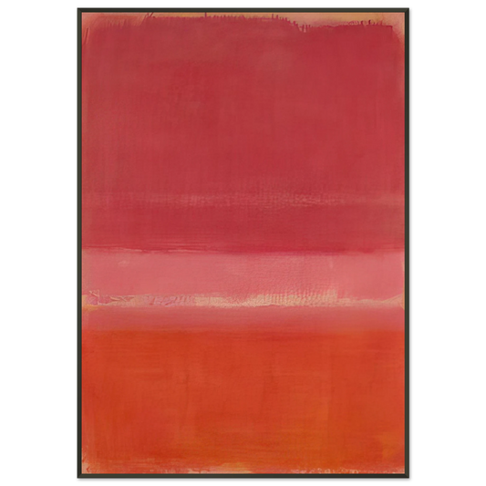 Mark Rothko  Untitled Red  1956 Framed Art Print  - Aluminum Frame - 21x29.7 cm / 8x12"
