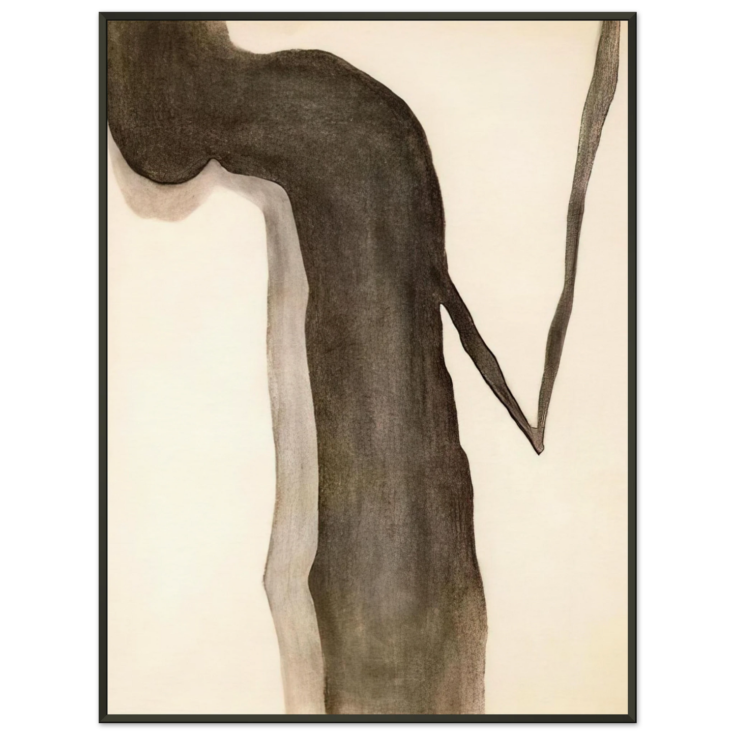 Georgia OKeeffe  Drawing V Framed Art Print  - Aluminum Frame - 70x100 cm / 28x40 inches