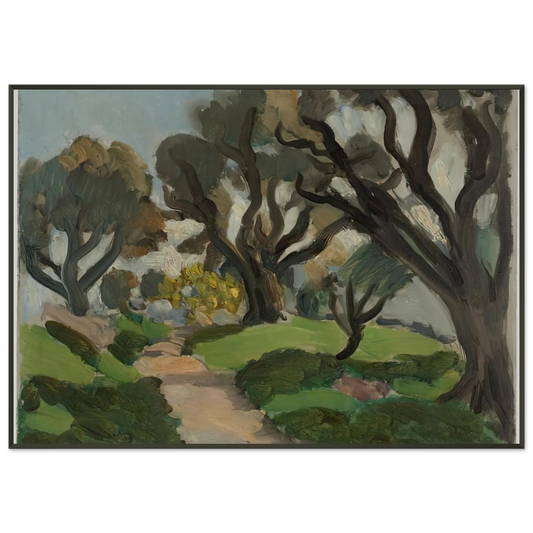 Henri Matisse  LANDSCAPE 1918 Framed Art Print  - Aluminum Frame - 21x29.7 cm / 8x12"
